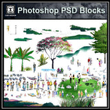 Hand-painted PSD Landscape elevation 2 - CAD Design | Download CAD Drawings | AutoCAD Blocks | AutoCAD Symbols | CAD Drawings | Architecture Details│Landscape Details | See more about AutoCAD, Cad Drawing and Architecture Details