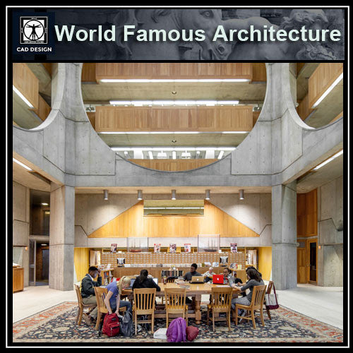 Exeter Library - Louis Kahn - CAD Design | Download CAD Drawings | AutoCAD Blocks | AutoCAD Symbols | CAD Drawings | Architecture Details│Landscape Details | See more about AutoCAD, Cad Drawing and Architecture Details