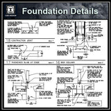 Free CAD Details-Foundation Details - CAD Design | Download CAD Drawings | AutoCAD Blocks | AutoCAD Symbols | CAD Drawings | Architecture Details│Landscape Details | See more about AutoCAD, Cad Drawing and Architecture Details