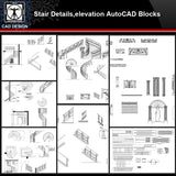 ★【Stair Autocad Blocks,details Collections】All kinds of Stair Design CAD Drawings - CAD Design | Download CAD Drawings | AutoCAD Blocks | AutoCAD Symbols | CAD Drawings | Architecture Details│Landscape Details | See more about AutoCAD, Cad Drawing and Architecture Details