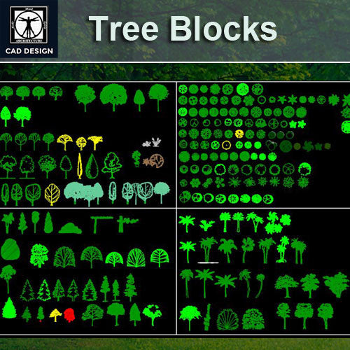 Tree and elevation bundle 2 - CAD Design | Download CAD Drawings | AutoCAD Blocks | AutoCAD Symbols | CAD Drawings | Architecture Details│Landscape Details | See more about AutoCAD, Cad Drawing and Architecture Details
