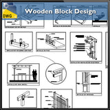Wooden Block Design - CAD Design | Download CAD Drawings | AutoCAD Blocks | AutoCAD Symbols | CAD Drawings | Architecture Details│Landscape Details | See more about AutoCAD, Cad Drawing and Architecture Details