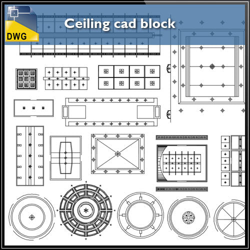 Ceiling cad block - CAD Design | Download CAD Drawings | AutoCAD Blocks | AutoCAD Symbols | CAD Drawings | Architecture Details│Landscape Details | See more about AutoCAD, Cad Drawing and Architecture Details