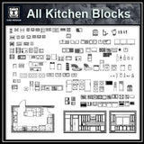 All Kitchen Blocks - CAD Design | Download CAD Drawings | AutoCAD Blocks | AutoCAD Symbols | CAD Drawings | Architecture Details│Landscape Details | See more about AutoCAD, Cad Drawing and Architecture Details