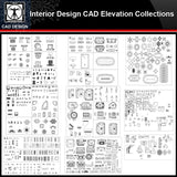 ★【Interior Design Autocad Elevation Collections V.2】All kinds of CAD Elevation Bundle - CAD Design | Download CAD Drawings | AutoCAD Blocks | AutoCAD Symbols | CAD Drawings | Architecture Details│Landscape Details | See more about AutoCAD, Cad Drawing and Architecture Details