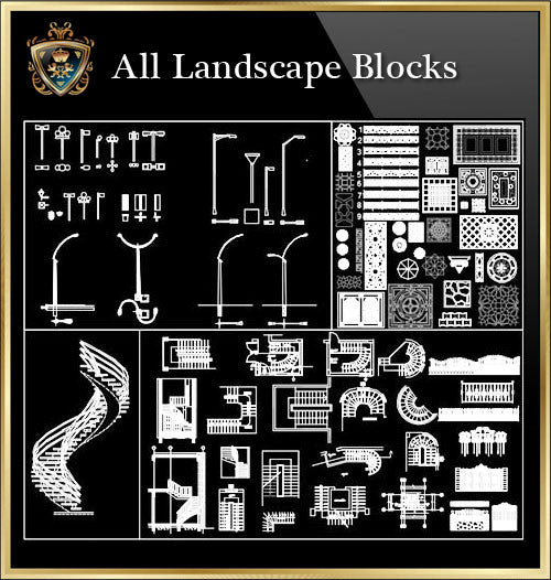 Landscape Blocks CAD Blocks Collection - CAD Design | Download CAD Drawings | AutoCAD Blocks | AutoCAD Symbols | CAD Drawings | Architecture Details│Landscape Details | See more about AutoCAD, Cad Drawing and Architecture Details