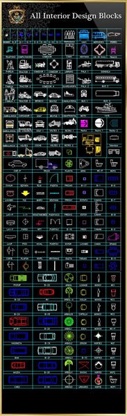 Interior Design CAD Blocks Collection V.3 | CAD Download – CAD Design ...