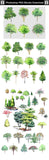 Hand-painted PSD Tree Blocks 1 - CAD Design | Download CAD Drawings | AutoCAD Blocks | AutoCAD Symbols | CAD Drawings | Architecture Details│Landscape Details | See more about AutoCAD, Cad Drawing and Architecture Details