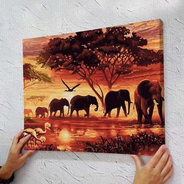 DIY Paint By Number 16"*20" Kit Oil Painting On Canvas Animals Elephant Frameles birthday gift - CAD Design | Download CAD Drawings | AutoCAD Blocks | AutoCAD Symbols | CAD Drawings | Architecture Details│Landscape Details | See more about AutoCAD, Cad Drawing and Architecture Details