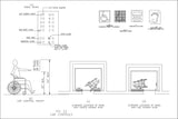Accessibility Facilities Drawings V2 - CAD Design | Download CAD Drawings | AutoCAD Blocks | AutoCAD Symbols | CAD Drawings | Architecture Details│Landscape Details | See more about AutoCAD, Cad Drawing and Architecture Details