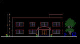 Building Elevation 2 - CAD Design | Download CAD Drawings | AutoCAD Blocks | AutoCAD Symbols | CAD Drawings | Architecture Details│Landscape Details | See more about AutoCAD, Cad Drawing and Architecture Details