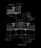 Free CAD Details-Roof Ridge Detail - CAD Design | Download CAD Drawings | AutoCAD Blocks | AutoCAD Symbols | CAD Drawings | Architecture Details│Landscape Details | See more about AutoCAD, Cad Drawing and Architecture Details