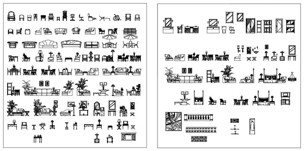All Interior Design Blocks 1 | CAD Download – CAD Design | Free CAD ...
