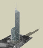 Sketchup 3D Architecture models- Bank of china 3D - CAD Design | Download CAD Drawings | AutoCAD Blocks | AutoCAD Symbols | CAD Drawings | Architecture Details│Landscape Details | See more about AutoCAD, Cad Drawing and Architecture Details