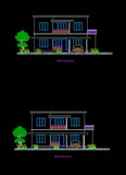 Building Elevation 11 - CAD Design | Download CAD Drawings | AutoCAD Blocks | AutoCAD Symbols | CAD Drawings | Architecture Details│Landscape Details | See more about AutoCAD, Cad Drawing and Architecture Details