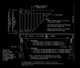 Free CAD Details-Standard Residential Deck Detail - CAD Design | Download CAD Drawings | AutoCAD Blocks | AutoCAD Symbols | CAD Drawings | Architecture Details│Landscape Details | See more about AutoCAD, Cad Drawing and Architecture Details