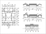 Chinese Architecture CAD Drawing-Chinese Courtyard - CAD Design | Download CAD Drawings | AutoCAD Blocks | AutoCAD Symbols | CAD Drawings | Architecture Details│Landscape Details | See more about AutoCAD, Cad Drawing and Architecture Details
