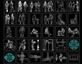 Free People Blocks - CAD Design | Download CAD Drawings | AutoCAD Blocks | AutoCAD Symbols | CAD Drawings | Architecture Details│Landscape Details | See more about AutoCAD, Cad Drawing and Architecture Details