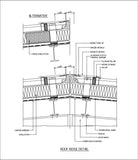 Free CAD Details-Roof Ridge Detail - CAD Design | Download CAD Drawings | AutoCAD Blocks | AutoCAD Symbols | CAD Drawings | Architecture Details│Landscape Details | See more about AutoCAD, Cad Drawing and Architecture Details