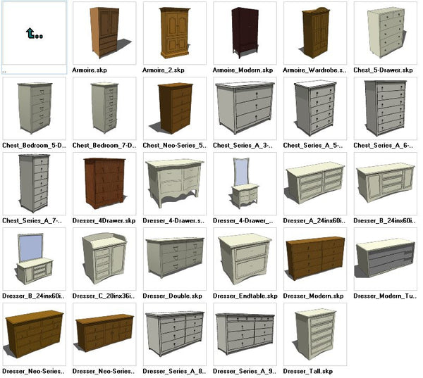Sketchup Dresser 3D models download - CAD Design | Download CAD Drawings | AutoCAD Blocks | AutoCAD Symbols | CAD Drawings | Architecture Details│Landscape Details | See more about AutoCAD, Cad Drawing and Architecture Details