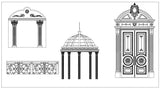 Over 500+ Neoclassical Interiors Decor, Decorative elements-Frame,Pattern,Border,Door,Windows,Cabinet,Lattice,Ceiling,Paving - CAD Design | Download CAD Drawings | AutoCAD Blocks | AutoCAD Symbols | CAD Drawings | Architecture Details│Landscape Details | See more about AutoCAD, Cad Drawing and Architecture Details