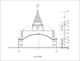 Cathedrals and Church  1 - CAD Design | Download CAD Drawings | AutoCAD Blocks | AutoCAD Symbols | CAD Drawings | Architecture Details│Landscape Details | See more about AutoCAD, Cad Drawing and Architecture Details