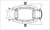 Stadium Cad Drawings - CAD Design | Download CAD Drawings | AutoCAD Blocks | AutoCAD Symbols | CAD Drawings | Architecture Details│Landscape Details | See more about AutoCAD, Cad Drawing and Architecture Details