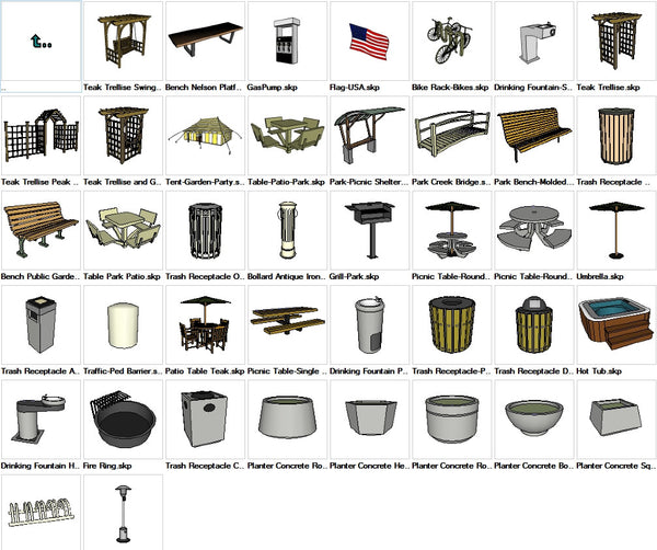 Sketchup Furnishings 3D models download - CAD Design | Download CAD Drawings | AutoCAD Blocks | AutoCAD Symbols | CAD Drawings | Architecture Details│Landscape Details | See more about AutoCAD, Cad Drawing and Architecture Details