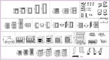 System Cabinets Cad V.1 - CAD Design | Download CAD Drawings | AutoCAD Blocks | AutoCAD Symbols | CAD Drawings | Architecture Details│Landscape Details | See more about AutoCAD, Cad Drawing and Architecture Details