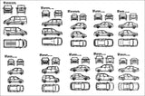 Automobile-Blocks and elevation - CAD Design | Download CAD Drawings | AutoCAD Blocks | AutoCAD Symbols | CAD Drawings | Architecture Details│Landscape Details | See more about AutoCAD, Cad Drawing and Architecture Details