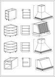 Cabinets Cad 3D - CAD Design | Download CAD Drawings | AutoCAD Blocks | AutoCAD Symbols | CAD Drawings | Architecture Details│Landscape Details | See more about AutoCAD, Cad Drawing and Architecture Details