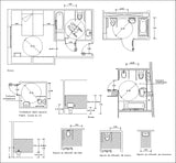 Accessibility Facilities Drawings V3 - CAD Design | Download CAD Drawings | AutoCAD Blocks | AutoCAD Symbols | CAD Drawings | Architecture Details│Landscape Details | See more about AutoCAD, Cad Drawing and Architecture Details