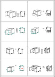 Cabinets Cad - CAD Design | Download CAD Drawings | AutoCAD Blocks | AutoCAD Symbols | CAD Drawings | Architecture Details│Landscape Details | See more about AutoCAD, Cad Drawing and Architecture Details