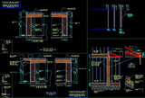 Framing Details - CAD Design | Download CAD Drawings | AutoCAD Blocks | AutoCAD Symbols | CAD Drawings | Architecture Details│Landscape Details | See more about AutoCAD, Cad Drawing and Architecture Details