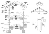 Wood Structure Details - CAD Design | Download CAD Drawings | AutoCAD Blocks | AutoCAD Symbols | CAD Drawings | Architecture Details│Landscape Details | See more about AutoCAD, Cad Drawing and Architecture Details