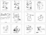 Accessibility Facilities Drawings V1 - CAD Design | Download CAD Drawings | AutoCAD Blocks | AutoCAD Symbols | CAD Drawings | Architecture Details│Landscape Details | See more about AutoCAD, Cad Drawing and Architecture Details