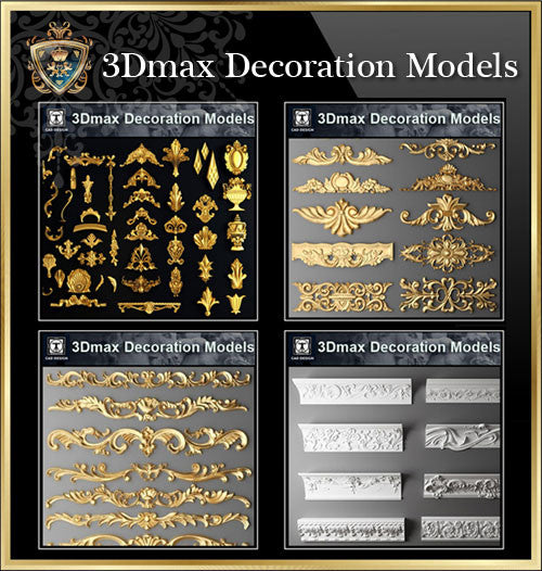【All 3D Max Decoration Models Bundle】(Best Recommanded!!)