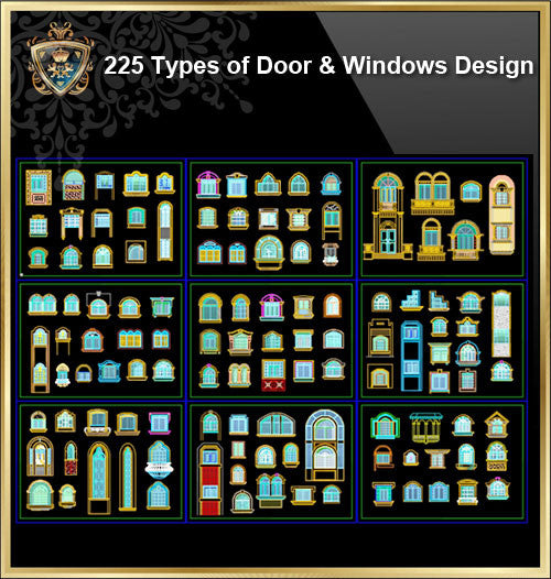 225 Types of Door and Window Design(Best Recommanded!!)