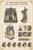 Fanlight, Transom and Heraldic Ornament CAD Details