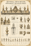 Finials, Urns, Corbels and Bracket Support Details