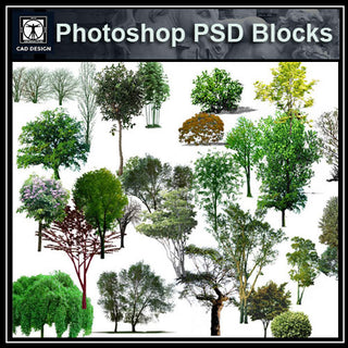 Tree PSD Blocks – CAD Design | Free CAD Blocks,Drawings,Details