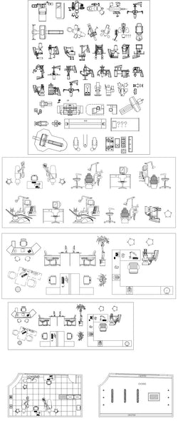 Various types of medical instruments Autocad Blocks】All kinds of med ...