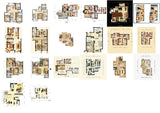 ★Best 56 Types of Residential Interior Design PSD color plans Bundle (Total 0.9GB PSD Files -Recommanded!!💎💎) - CAD Design | Download CAD Drawings | AutoCAD Blocks | AutoCAD Symbols | CAD Drawings | Architecture Details│Landscape Details | See more about AutoCAD, Cad Drawing and Architecture Details