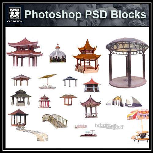 Photoshop PSD Landscape Pavilion 3 - CAD Design | Download CAD Drawings | AutoCAD Blocks | AutoCAD Symbols | CAD Drawings | Architecture Details│Landscape Details | See more about AutoCAD, Cad Drawing and Architecture Details