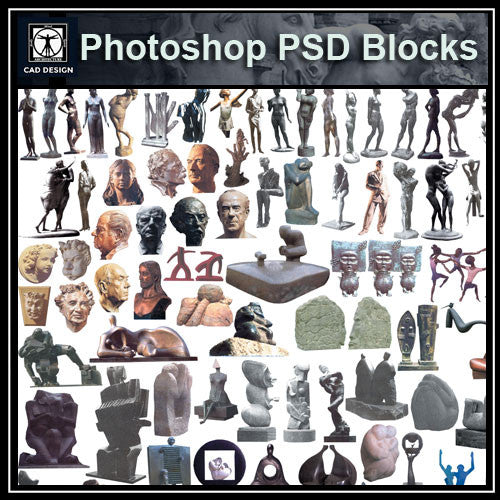 Photoshop PSD Landscape Statue 2 - CAD Design | Download CAD Drawings | AutoCAD Blocks | AutoCAD Symbols | CAD Drawings | Architecture Details│Landscape Details | See more about AutoCAD, Cad Drawing and Architecture Details