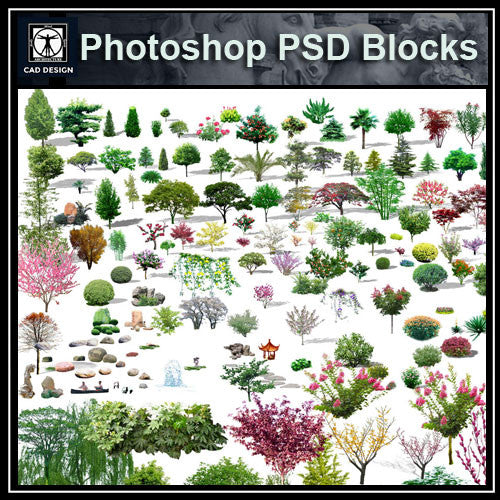 Photoshop PSD Landscape Tree 6 - CAD Design | Download CAD Drawings | AutoCAD Blocks | AutoCAD Symbols | CAD Drawings | Architecture Details│Landscape Details | See more about AutoCAD, Cad Drawing and Architecture Details
