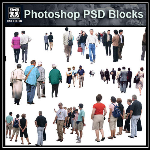 Photoshop PSD People Blocks 8 - CAD Design | Download CAD Drawings | AutoCAD Blocks | AutoCAD Symbols | CAD Drawings | Architecture Details│Landscape Details | See more about AutoCAD, Cad Drawing and Architecture Details