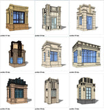 【Sketchup 3D Models】26 Types of European Pavilion 3D Models - CAD Design | Download CAD Drawings | AutoCAD Blocks | AutoCAD Symbols | CAD Drawings | Architecture Details│Landscape Details | See more about AutoCAD, Cad Drawing and Architecture Details