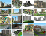 💎【Sketchup Architecture 3D Projects】Residential Building Landscape Sketchup Model V1 - CAD Design | Download CAD Drawings | AutoCAD Blocks | AutoCAD Symbols | CAD Drawings | Architecture Details│Landscape Details | See more about AutoCAD, Cad Drawing and Architecture Details
