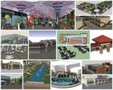 💎【Sketchup Architecture 3D Projects】15 Types of Commercial Street Design Sketchup Model V4 - CAD Design | Download CAD Drawings | AutoCAD Blocks | AutoCAD Symbols | CAD Drawings | Architecture Details│Landscape Details | See more about AutoCAD, Cad Drawing and Architecture Details